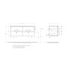 База под раковину BELBAGNO KRAFT-1200-4C-SO-AO