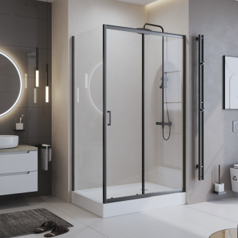 Душевой уголок BELBAGNO UNO-195-AH-1-110/100-C-Cr