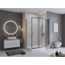 Душевой уголок BELBAGNO UNO-195-AH-1-120/70-C-NERO