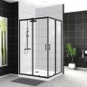 Душевой уголок BELBAGNO UNO-195-AH-2-120/90-C-NERO