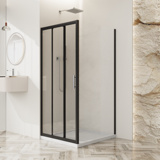 Душевой уголок BELBAGNO UNO-195-AHF-31-80/100-C-Cr