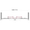 Дверь в проём BELBAGNO UNO-BF-2-170-M-Cr