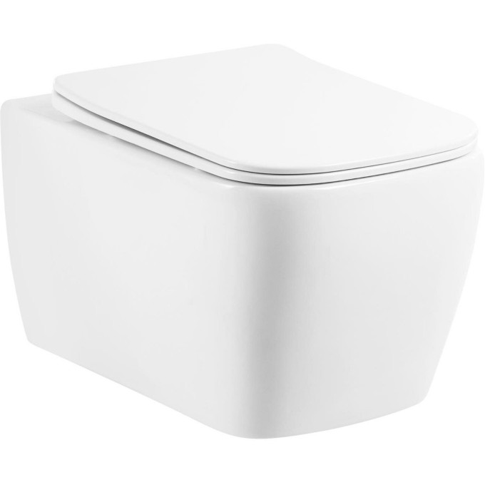 Подвесной безободковый унитаз BELBAGNO VENETO BB132CHR