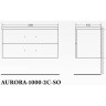 Тумба BELBAGNO AURORA AURORA-1000-2C-SO-RNN