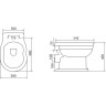 Унитаз BELBAGNO BB115CB