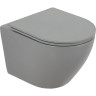 Унитаз подвесной безободковый BELBAGNO BB062CHR-GR/BB062SC-GR